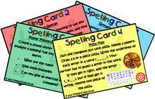 Spelling Strategy Cards